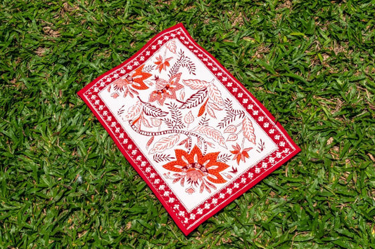 Wild Red Table mat